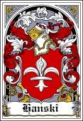 Polish Coat of Arms Bookplate for Hanski
