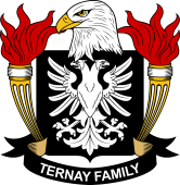 Coat of arms used by the Ternay family in the United States of America