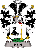 Coat of arms used by the Danish family Hein