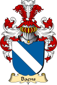 v.23 Coat of Family Arms from Germany for Baens