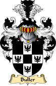 English Coat of Arms (v.23) for the family Buller