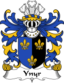 Welsh Coat of Arms for Ynyr (GWENT, King of)