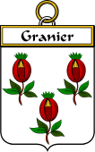 French Coat of Arms Badge for Granier