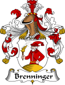 German Wappen Coat of Arms for Brenninger