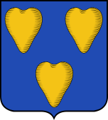 French Family Shield for Courvoisier