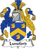 English Coat of Arms for Lunsford