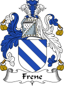 English Coat of Arms for the family Frene