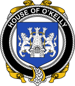 Irish Coat of Arms Badge for the O'KELLY family