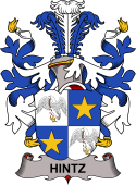 Swedish Coat of Arms for Hintz (de Hintzenstern)