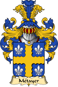 French Family Coat of Arms (v.23) for Métayer