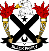 Coat of arms used by the Black family in the United States of America