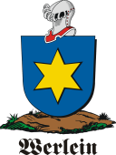 German shield on a mount for Werlein