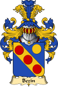 French Family Coat of Arms (v.23) for Bezin