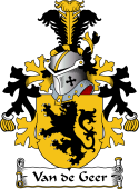 Dutch Coat of Arms for Van der Geer