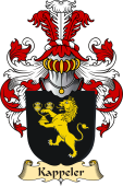 v.23 Coat of Family Arms from Germany for Kappeler
