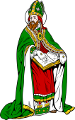 Catholic Saints Clipart image: St Oswald