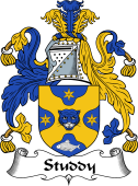 English Coat of Arms for the family Studdy