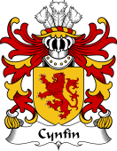 Welsh Coat of Arms for Cynfin (AP GWERYSTAN)