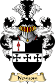 Irish Family Coat of Arms (v.23) for Newsam or Newsom