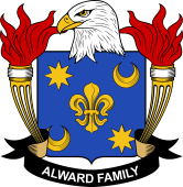 Coat of arms used by the Alward family in the United States of America
