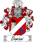 Araldica Italiana Coat of arms used by the Italian family Damiani