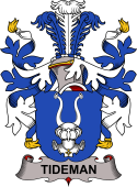 Coat of arms used by the Danish family Tideman