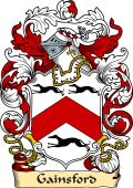English or Welsh Family Coat of Arms (v.23) for Gainsford (Kent, and Idbury, Oxfordshire)