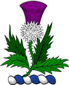 Family crest from Scotland for McChlery (Kilkdrochit)