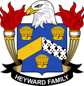 Coat of arms used by the Heyward family in the United States of America
