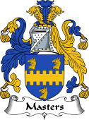 English Coat of Arms for the family Masters