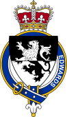 British Garter Coat of Arms for Edwards (England)