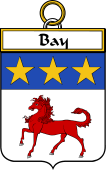 French Coat of Arms Badge for Bay