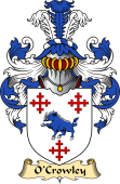 Irish Family Coat of Arms (v.23) for O'Crowley or Crouley