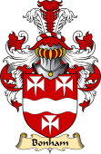 English Coat of Arms (v.23) for the family Bonham