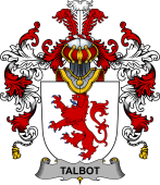 Irish Family Coat of Arms (v.25b) Talbot