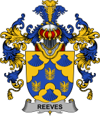Irish Family Coat of Arms (v.25b) Reeves