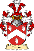 v.23 Coat of Family Arms from Germany for Byrne