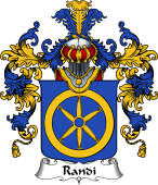 Italian Family Coat of Arms (v.25b) Randi