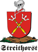 German shield on a mount for Streithorst