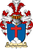 v.23 Coat of Family Arms from Germany for Plechschmidt