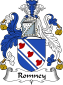 English Coat of Arms for the family Romney