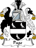 English Coat of Arms for Page