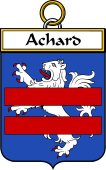 French Coat of Arms Badge for Achard