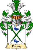 French Family Coat of Arms (v.23) for Fleury II
