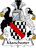 English Coat of Arms for the family Manchester