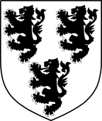 Irish Family Shield for Denn (Kilkenny)