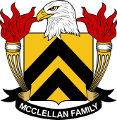 Coat of arms used by the McClellan family in the United States of America
