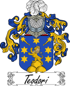 Araldica Italiana Coat of arms used by the Italian family Teodori