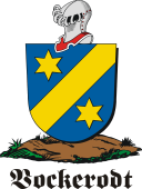 German shield on a mount for Vockerodt