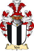 v.23 Coat of Family Arms from Germany for Voit